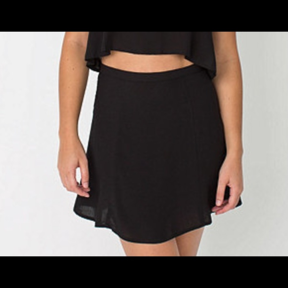 NEW American Apparel black skirt